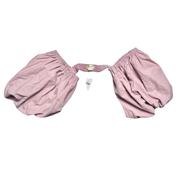 Maeve | Women | Blush Pink Puff Sleeve Shrug Bolero Top | One Size - Picture 9 of 12